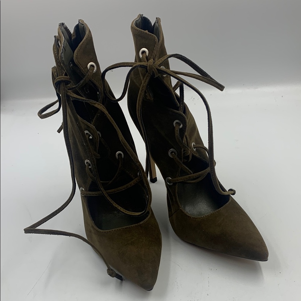 Shoe Republic LA Brown Stiletto Heels.